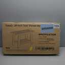 Tinamo 28" Shower Benches for Inside Shower - 400Lbs Capacity - Wooden Shower Stool Waterproof for Shaving Legs - Bench Seat with Storage Towel Shelf for Bathroom - Chair Spa Bath Nail Shave (Acacia)