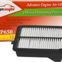 EPAuto GP650 (CA10650) Engine Air Filter Replacement for Honda Fit Gas (2009-2014)  Rigid Panel Filter for Improved Engine Airflow, Fuel Efficiency, and Engine Protection
