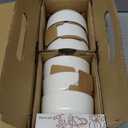 DOWAN 10 OZ Small Bowls, Ice Cream Bowls - 4.25" Ceramic Dessert Bowl Set of 6 - Porcelain Small Cereal Bowls, Side Dishes Dipping Bowl for Portion Control - Dishwasher Microwave SafeSoft White