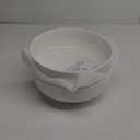 DOWAN Serving Bowls, 9.5" Large Salad Bowls for Entertaining, Side Dishes, Pho, Pasta, Centerpiece Bowls for Dinner Parties, Kitchen Decor, Microwave & Dishwasher Safe, White