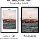 YESKAY 20x30 Picture Frame Black Set of 3, Display Pictures 16x24 with Mat or 20 x 30 Without Mat, Poster Frames 20x30 for Wall Hanging Horizontal and Vertical