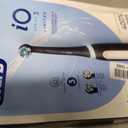 Oral-B Rechargeable Electric Toothbrush, iO3 Limited Deep Clean, 3 Cleaning Modes, Visual Pressure Sensor to Protect Gums, 2 Brush Heads, Travel Case, Black