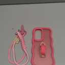 XYZ for Samsung Galaxy S26 Case with Stand & Strap, Wavy Phone Case