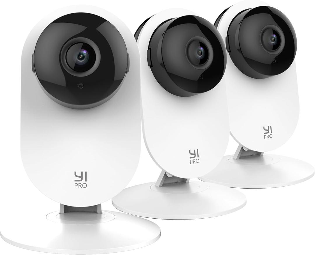 YI Pro 2K 3PC Indoor Security Cameras Bundle