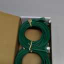Everest Ultra Slim Cat6a Ethernet Patch Cables 15ft (10-Pack) Green - 10GB Cat 6a Patch Cable - Bendable, Flexible & Thin Ethernet Cable - Space Saving 32AWG 550MHZ Cat6a Cables - 100% Copper Wires