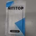 NITITOP Compatible with iPhone 7 Plus / 8 Plus Case Clear Cute Rose Flower Floral Leaves Pattern for Women Girls Color Frame Slim Durable Shockproof Protective Phone Cover - White