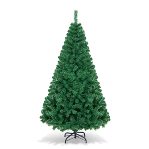 6ft Artificial PVC Christmas Tree w/ Stand, Indoor/Outdoor