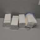 200 Pack Guest Towels Disposable Bathroom, Soft and Linen Feel Disposable Hand Towels, Decorative Bathroom Napkins for Party,Dinners, Wedding, Silver