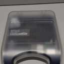 Amazon Basics Battery Organizer with Tester, Wall-Mounted Design, Handle Holds 110 Batteries,9.37 x 11.69 x 2.91 inches Clear/Black (Medium to Large)