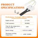 025-32625-000 Norton 271N Furnace Hot Surface Ignitor B1401018 With Plug for Yor-k Cole-man Ev-con Lu-xaire Replace S1-025-32625-000 025-32626-000 025-31801-000 S1-025-35325-000 By Cenipar