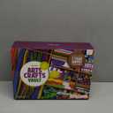 Dan&Darci Arts and Crafts Vault - Craft Supplies Kit in a Box - Christmas Gift for Kids Ages 4 5 6 7 8 9 10 11 & 12 Year Old Girls & Boys - Crafting Set Kits - Gift Ideas for Kid Art Activity Gifts