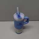 STANLEY Quencher H2.0 Tumbler with Handle and Straw 14 oz | Flowstate 3-Position Lid | Cup Holder Compatible for Travel | Insulated Stainless Steel Cup | BPA-Free | Blue Sky