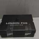 LONDON FOG Women's Nikki Low Two Piece Block Heel Dress Shoe Ladies Ankle Strap Pump Sandal (6.5, Black Patent)