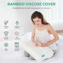UTTU Cervical Pillow for Neck Pain Relief, Memory Foam Neck Pillow for Sleeping, Adjustable Orthopedic Sandwich Pillow, Contour Cooling for Side Back Stomach Sleeper, King(27.6"15.7"5.2"/4.5")
