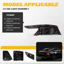 Tail Light Assembly Passenger Side Compatible with Maxima 2016 2017 2018 Taillight Rear Brake Lamp NI2805104 26550-4RA1A (Right)