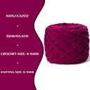 Fluffy Chenille Chunky Yarn for Crocheting 100g(65.6yd) - Baby Yarn for Crocheting Soft - Velvet Yarn for Crochet Blanket - Amigurumi Crochet Yarn (Green)
