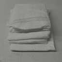 Queen Size 4 Piece Sheet Set - Comfy Breathable & Cooling Bed Sheets Set - Hotel Luxury Bedding for Women, Men, Kids & Teens - Deep Pockets, Easy Secure Fit, Soft and Wrinkle Free - Oeko-Tex - White