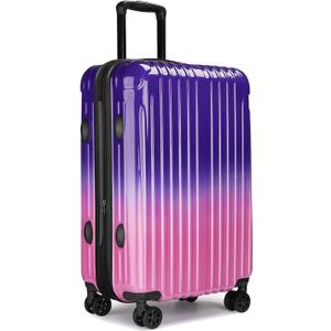 Checked Luggage, 24 Inch Hardside Suitcase, Lightweight Hardshell with TSA Lock, Large Suitcase with Spinner Wheels