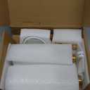 MOMEEMO Gold Soap Dispenser Set Comes with Stainless Steel Pumps, Instant Dry Tray, and Dish Scrub Brush, Suitable for Kitchen Decor and Accessories. (Gold)