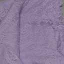 TINWIN Purple Lace Tablecloth 60x120 Inch Rectangle Vintage Runner Eyelash Fabric for Kitchen Dining Picnic Table Wedding Decor for Home Decoration Tea Party
