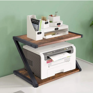 Printer Stand Desktop Copy Rack Printer Stand Double Storage Rack File Shelves Bookshelf Shelves Home Office Storage Kitchen Sundries Storage Storage Rack