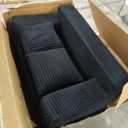 Boneless Couch,Boneless Loveseat Sleeper Sofa Bed  3-in-1 Convertible Couch Bed with Side Pockets & Handle,Pull Out Corduroy Futon for Small Space,Living Room & Bedroom,2 Pillows Included,No Assembly