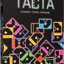 TACTA Card Game, Where Every Card Counts, Fast-Paced Strategic Shape Matching Party Game, Analyze and Optimize to Connect, Cover & Conquer to Win, Unique Party Game Play for 2 or More Players, Ages 7