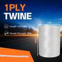 SDHUATUO 1ply Polypropylene Tying Twine 6200ft, Heavy Duty Baling Twine
