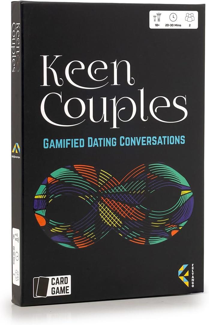 Keen Couples, Date Night Couples Game, 2 Player Board Games, Card Games, Dating Cards, Conversation Cards