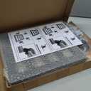 Plant Caddy with Wheels, 2 Pack 12 Inch Plant Stand with Wheels Metal Square Planter Dolly with Lockable Caster Heavy Duty Dolly Base for Indoor Outdoor Holds up 380 Lbs Pots Planter, Black