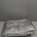 Clear Tarp with Grommets,6x16ft Transparent Heavy Duty Water Resistant Tarp Cover with Reinforced Edge,14Mil Thickened Tear Resistant PVC Vinyl Tarpaulin Enclosure for Patio,Porch and Outdoor