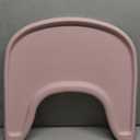High Chair Tray Compatible with Stokke Tripp Trapp Chair  Matte Dusty Pink  NO Suction Plate Feature  Ergonomic Curved Design  BPA-Free, Easy to Assemble