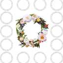 SEUNMUK 15 Pieces 14 Inch Wire Wreath Frames Making Round Wire Wreath Rings, Floral Wreath Frame Bulk for Making DIY Christmas New Year Festival Party Decoration, Green