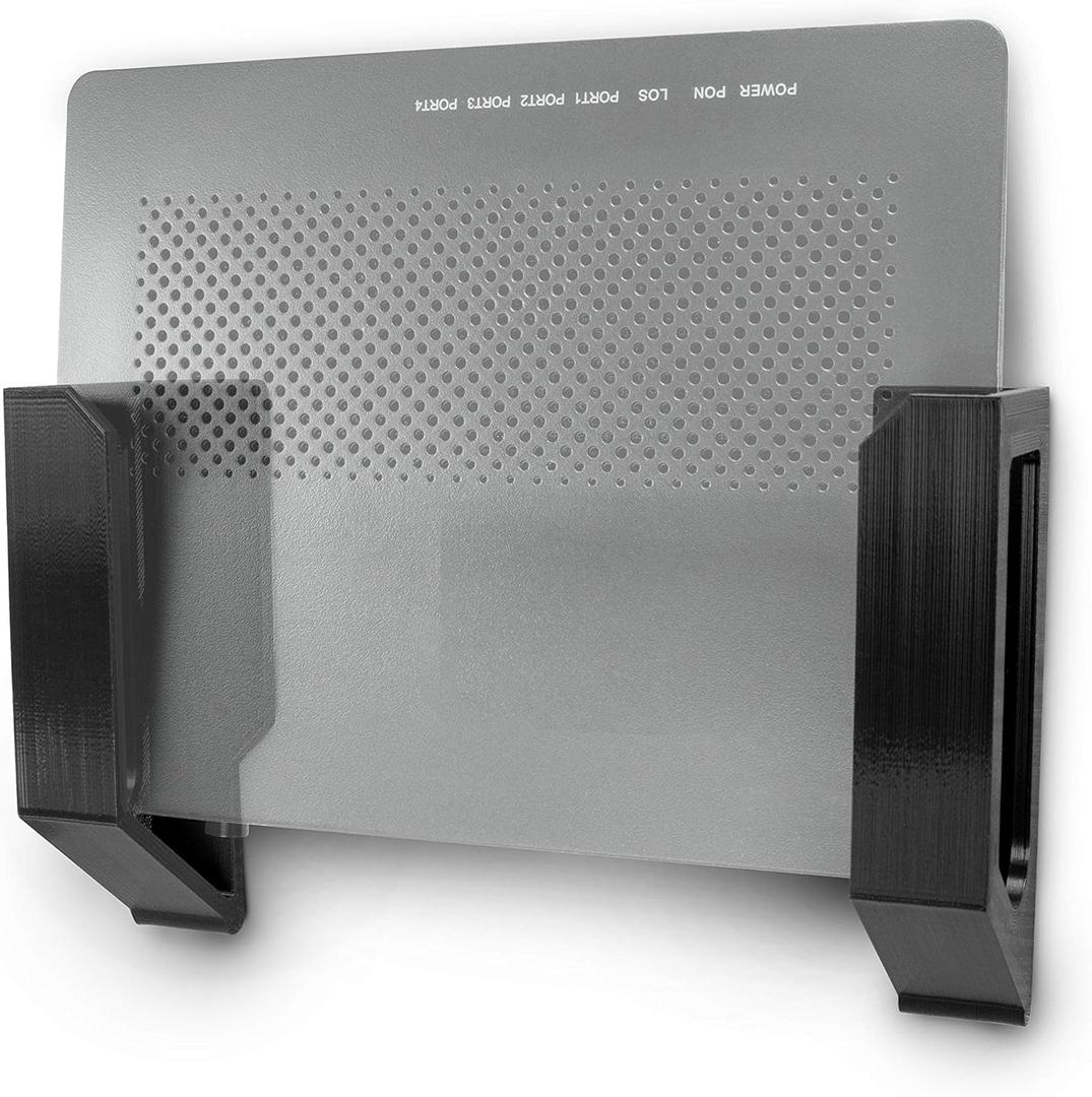 BRAINWAVZ Screwless 1.5" Wide Cable Box Mount, Modem, Router, Mesh, Streaming Media Devices & More Wall Mount | Wall Mount Any Device Upto 1.5" Wide & 4lb in Weight, Strong VHB Adhesive, No Tools BRAINWAVZ Screwless 1.5" Wide Cable Box Mount, Modem, Router, Mesh, Streaming Media Devices & More Wall Mount | Wall Mount Any Device Upto 1.5" Wide & 4lb in Weight, Strong VHB Adhesive, No Tools