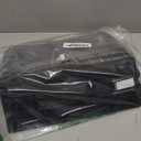 CCidea CD Case DVD Storage Holder, 128 Capacity DVD Cases Organizer CD Plastic Protective Carrying Binder,Portable Cd Wallet for Home Travel (Black)