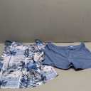 ROSEWE 2025 Tankini Swimsuits for Women, Two Piece Bathing Suits with Shorts, Modest Tank Top Swim Dress L