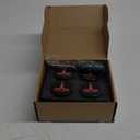 Wheel Hub Caps and Wheel Screw Caps Set Magic Select, Compatible with TESLA Model 3. (4 pieces Wheel Hub Caps and 20 Pieces Wheel Nut Cover)