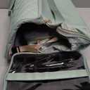 Bagmoly Nail Polish Organizer, Nail Polish Storage Holds 50-70 Bottles & Nail Lamp, Portable Travel Nail Kit Storage Carrying Case Fits Nail Suppiles, Gift for Manicurist, Grils (Green)