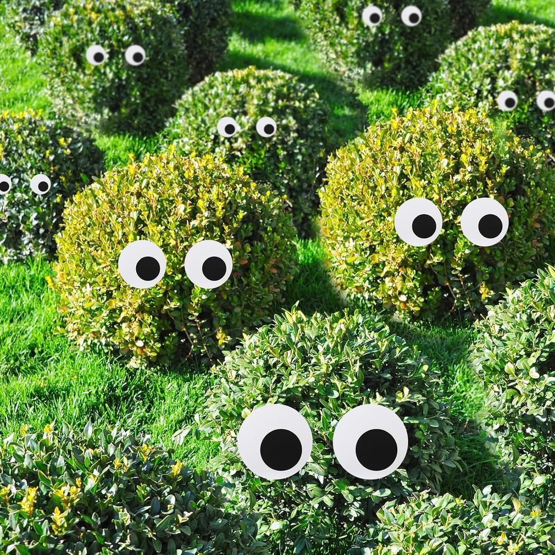 44 Set 3 Sizes Halloween Bush Eye Decoration Bush Funny Eyes with Hooks for Halloween DIY Crafts Christmas Tree Outdoor Garden Lawn Decoration