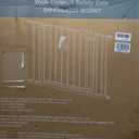 DUMOS 30-40.5" Baby Gate for Stairs & Doorways, Auto Close, White