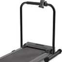 Handle Bar for Walking Pad Only, Compatible with Walking Pad 19.7'' Wide with Phone Holder, Adjustable Handrail Height (Max 43''), Non-Slip Feet, Easy to Assemble, Stable Design, Black