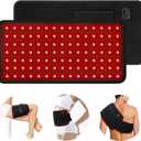 LOVTRAVEL New 16'' X 7.9'' LED 660nm Red Light Therapy and 850nm Near Infrared Light Therapy Devices Large Pads Wearable Wrap for Pain
