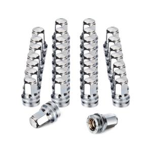 32Pcs Ford F250 F350 Lug Nuts Replacement - M14x1.5 21mm Hex Chrome One-Piece Design, Fits OEM(Stock) Wheel Nuts | OEM No. HCPZ-1012-A & HCPZ-1012-B