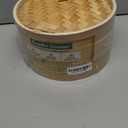 Prime Home Direct Bamboo Steamer Basket 10-Inch | 2-Tier Steamer for Cooking | 50 Liners, Chopsticks, Sauce Dish | Steaming Asian Food, Bao Buns, Chinese, Dim Sum, Dumpling, Rice, Vegetable Steam Pot