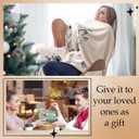 Tegeme Christian Gifts for Women Christian Blanket with Flowers 50'' x 60'' Inspirational Religious Birthday Gifts Bible Verse Throw Blankets for Sister Friend Daughter Mom Baptism