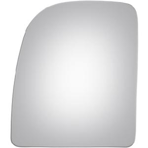 WLLW Mirror Glass Replacement for Ford E150/250/350/F250/F350/F450 Driver Side (Driver Side Upper 10 1/16 inches)