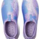 Lands' End Kids Water Shoes, Boys and Girls Water Shoes for Kids, Quick Dry Slip On Aqua Swim Shoes for Kids Pool or Beach, Purple Tie Dye or Navy Blue, Size 1 Little Kid to 7 Big Kid Youth