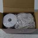 Chunful 37 Pcs Pearl Bow Christmas Tree Ornaments Pearl Bow Beads Garland Decorations for Xmas Cake Holiday Wedding Home Decor Crafts