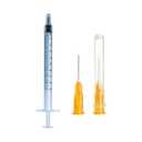 Elimedical Veterinary Syringe Luer Slip 1cc (1ml) TB, 25G x 5/8 inch (16mm), Individually Sealed, 100 per Box, 01TB2516