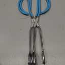 Scissor Cooking Tongs 10 Inches Stainless Steel Wire Tongs, Set of 2